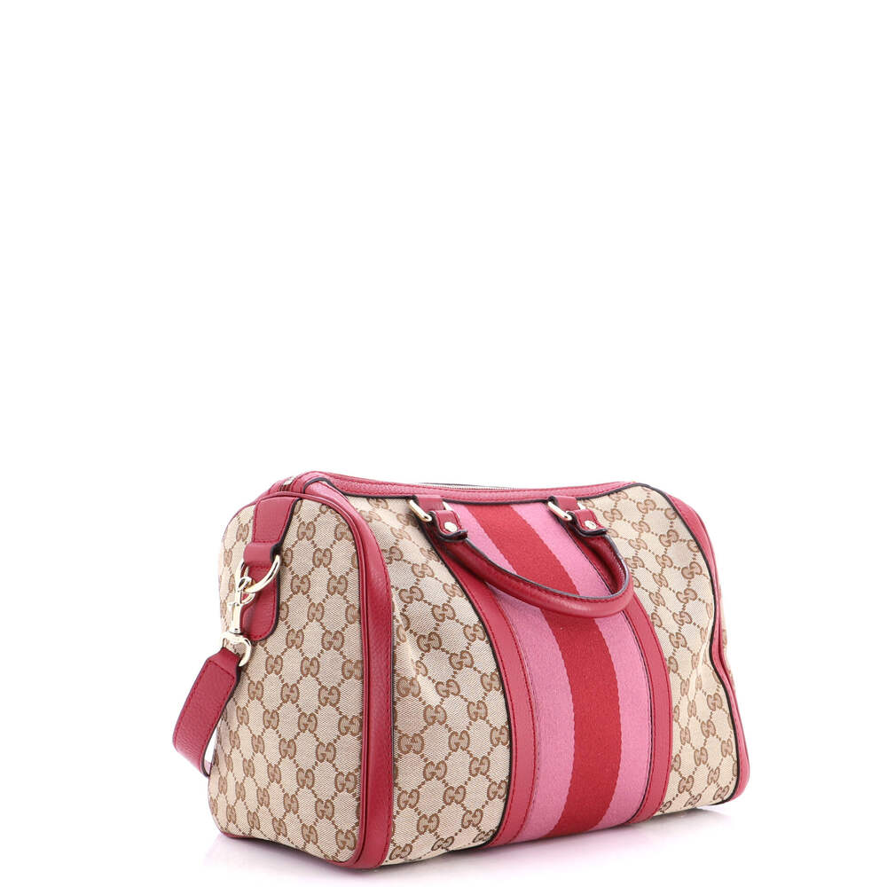 Gucci Vintage Web Boston Bag Gg Canvas #229427G12B - Picture 2 of 9